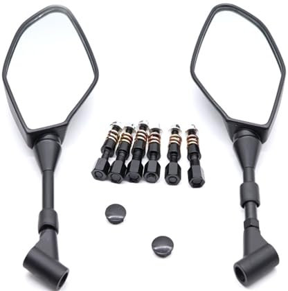 Lenkerendenspiegel Motorrad-Seitenrückspiegel Für Y&AMAHA Für MT-07 Für FZ-07 Für Tracer Für MT-09 Für FZ09 Für FJ-09 Für MT-10 Für FZ10