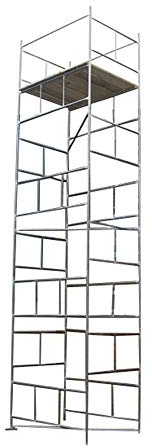 Toptower Classic Scaffolding Tower 9.7m (31'7) Working Height 6’ x 4’ Base Size DIY Scaffold Tower (Frames Only)