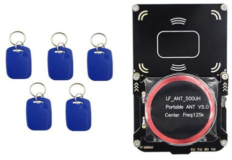Juqoyue Lector de Tarjetas Inteligentes RFID Proxmark3, 2 Juegos de USB, Fotocopiadora, Detección de Memoria de 512 M, Descifrador, Duplicador de Claves NFC, Escritor de Clones
