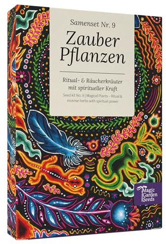 Magic Garden Seeds - Zauber-Pflanzen mit 6 magischen Kräutern: Beifuß, Bilsenkraut, Alraune & mehr - Räucherpflanzen zum Selberziehen & Verschenken