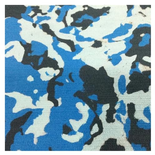 DSFIHJO Pavimentazione per Barche Blue And Black White Camouflage Eva Foam Teak Sheet Marine Flooring Yacht Synthetic Boat Decking 2400 * 260 * 5mm Anti-Slip Grip Adesivo(Blue Black)