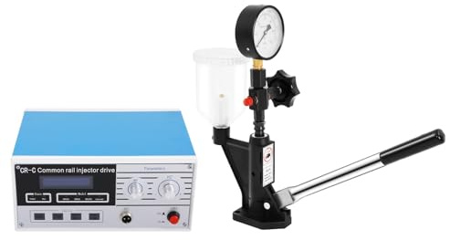 Eieblek Multifunktions Diesel Injektor Tester Set, 220V 0-60MPA Diesel Einspritzdüsen Tester Prüfgerät, Abdrückgerät Injektor, Common Rail Injector Tester