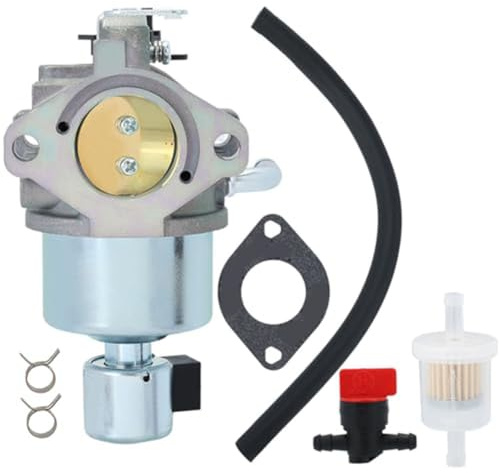 EasyByMall Kit carburateur pour moteurs Briggs & Stratton 14,5-19,5 HP (modèles 21B807, 31P677, 331877, etc.) - Kit de remplacement 7 pièces
