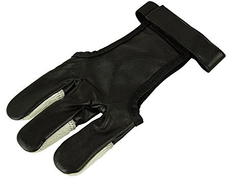 elToro Hair Glove Black and White - Schiesshandschuh - S, für den Bogensport, Bogenschießen