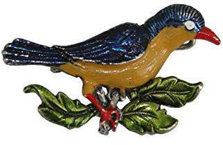 Breiter Hutanstecker Hutabzeichen Hutschmuck Anstecker Vogel Trachtenpin Brosche