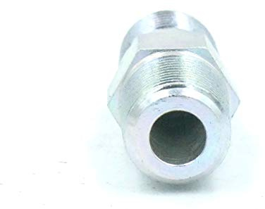 Alemite 43379 025 Fitting, 1/4 Male NPTF Thread x 1/2-27 Female NPTF Thread