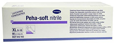 PEHA-SOFT nitrile Unt.Handsch.unste.puderfrei XL 90 St