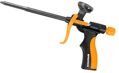Proteco-Werkzeug® PU-Schaumpistole PTFE antihaft beschichtet Bauschaumpistole Montagepistole Profi-Qualität