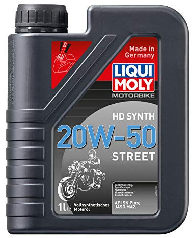 LIQUI MOLY Motorbike HD Synth 20W-50 Street | 1 L | Motorrad 4-Takt-Öl | Art.-Nr.: 3816