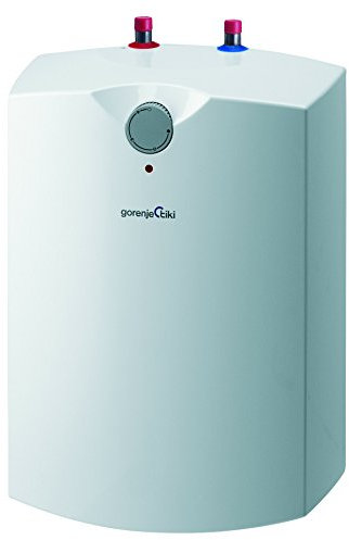 Gorenje - Acumulador de agua caliente, depósito interior, 2 kW, resistente a la presión, 1 unidad, color blanco, Blanco, GT 15 U