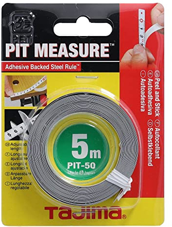 Tajima Bandmass Selbstklebend, 5 m/13 mm, 1 Stück, PIT50