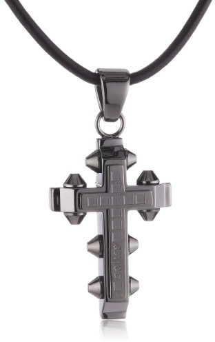 Police Unisex-Halskette mit Anhänger Faith 50cm PJ24135PLU-01