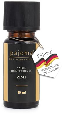 pajoma Duftöl 10 ml, Zimt - Golden Line | 100% naturreine Ätherische Öle für Aromatherapie/Duftlampe | Premium Qualität