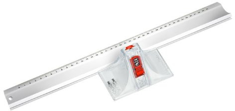 Passepartout-Schneide Set 2 in 1 45° und 90° Winkel und 60cm Führungsschiene