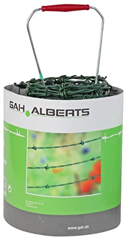 Alberts 530013 Stacheldraht | grün | 25 m