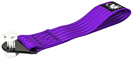 Auto-Dress Rennsport Abschleppschlaufe, Traglast 3t, Racing Hook Tow Strap (Lila)