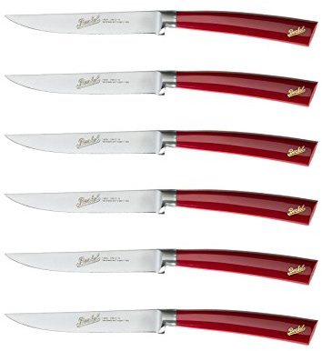 Berkel Set Coltello Da Bistecca 6 Pz. Elegance Rosso
