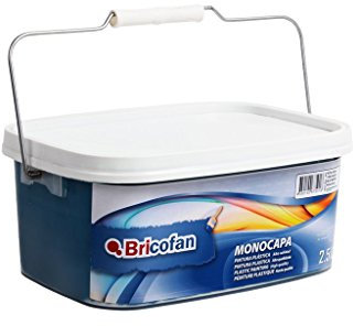 Cofan Pintura Plástica Monocapa | Para uso Interior | Capacidad 2,5 Litros | Color Azul Agua