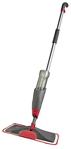 Rubbermaid Reveal Spray Mop, Bundles: 1 Mop, 1 Multi-Surface Microfiber Pads, 1 Refillable Bottles (2856049)