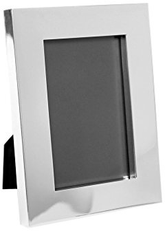 Brillibrum Design Bilderrahmen Silber personalisiert Fotorahmen versilbert inkl Namen Gravur Fotoformat 13x18 cm mit persönlicher Witmung