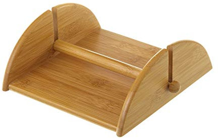 D'CASA Portatovaglioli bambù 19 x 18,50 x 7 cm, Naturale