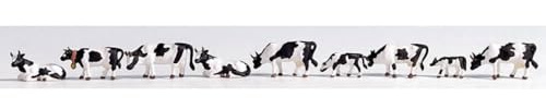 Noch Spur N 36721 Figuren-Set Kühe schwarz-weiß