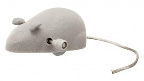 Trixie 4092 Aufzieh-Maus, 7 cm