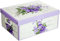 Lavatelli Kanguru 661 VI Caja de almacenamiento en cartòn, VIOLETAS con tapa perfumada, facil montaje, resistente, 32x42x17.5 cm, Media