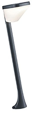 Trio Leuchten LED-Aussen-Pollerleuchte Volturno Aluminiumguss, anthrazit, Acryl weiß 521360142
