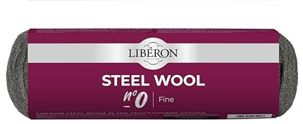 Libéron Steel Wool - Ideal For Surface Preparation - Smooths Wood & Metal Surfaces - Removes Built-up Wax Polish - Grade 0 (Fine) - 250g