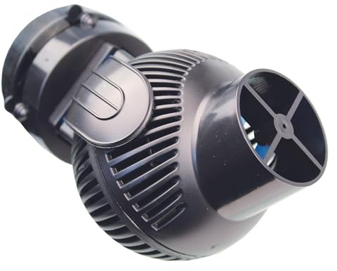 TUNZE Strömungspumpe Turbelle Stream 6085 I Pumpe mit 8000l/h Stömungsleistung I Propellerpumpe mit Magnet Holder & Silence Klemme bis 15mm Glasstärke I Wasserpumpe für Aquarien