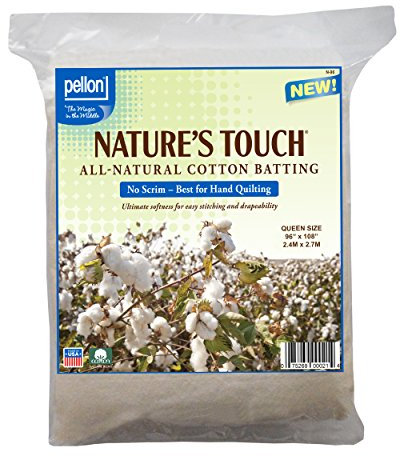 Legacy by Pellon Natural Cotton 2,44 x 2,74 m, 100% bomullsfleecefodrad, naturlig, 40 x 33 x 17 cm