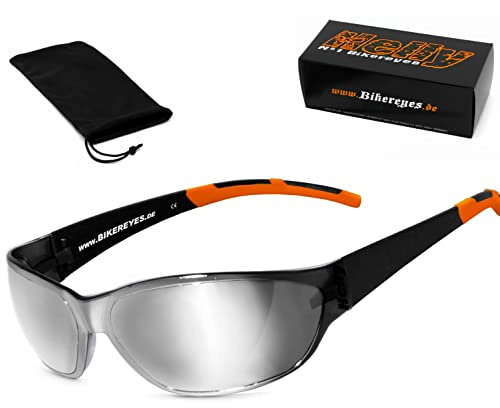 Helly Bikereyes Airshade Sonnenbrille, silber, Einheitsgröße