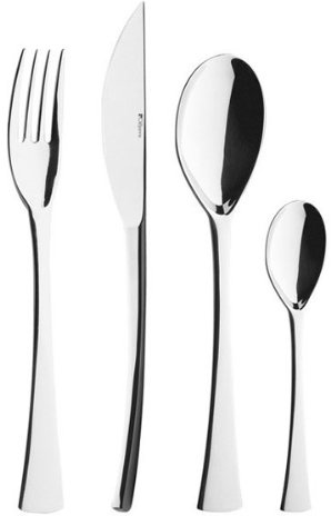 Fourchette de table en inox 18/10 - Lot de 6 Solstice