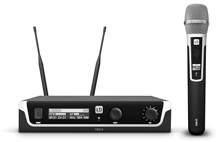 LD Systems U508 HHC - Sistema per Radiomicrofono con Microfono a Mano a Condensatore