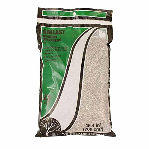 WOODLAND SCENICS B94 Ballast Medium Gray Blended 17.5 oz WOOU1494