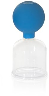 AFH Webshop Sauggläser nach Bier | mit Saugball und Olive | Schröpfen | Schröpfglas | Ball Schröpfset (ca. 6,0cm) | aus Glas
