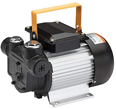 BLUREA Dieselpumpe selbstansaugend, 60l/min, 230V, 370W, Ölpumpe zum Befüllen von Nutzfahrzeugen oder als Ölabsaugpumpe zum Entleeren von Öltanks