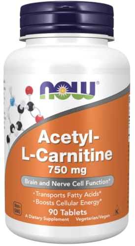 NOW Foods Acetyl-L-Carnitine 750 mg - 90 Tablets