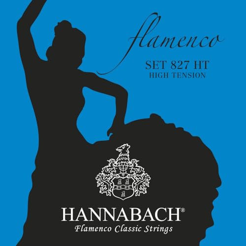 Hannabach Klassikgitarrensaiten Flamenco Serie 827 High Tension Satz Made in Germany - 827HT