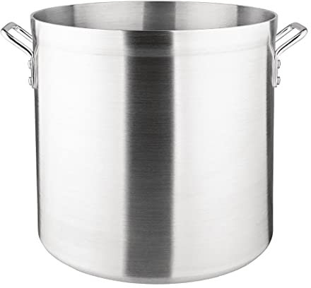 Vogue Stock Pot 37.8 Litre/370(Dia)mm, Aluminium, Large Stew Pot, Lid Sold Separately (S361), S353