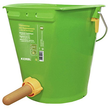 Kerbl Kerbl Hygienetränkeeimer (Tränkeeimer, Eimer für Tieraufzucht, mit Klapp-Ventil) - 14210