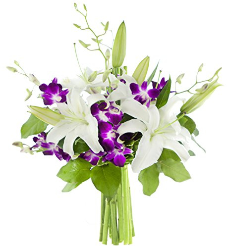 KaBloom - Elements of Style with Lilies and Orchids - Fresh Flowers for Birthday, Valentine's & Mother's Day