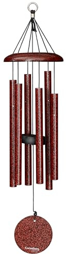 Corinthian Bells by Wind River - 27 inch Ruby Splash Wind Chime for Patio, Backyard, Garden, and Outdoor Decor (Aluminum Chime) Made in the USA