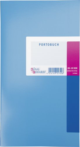 König & Ebhardt König und Ebhardt König & Ebhardt 8610500 Geschäftsbuch / Portobuch (16,5 x 29,7cm)