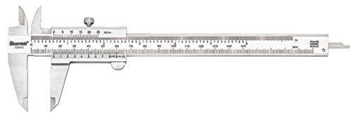Starrett 125MEA-6/150 Messschieber, Edelstahl, 0-6/0-150 mm Bereich, 0,001/0,02 mm Auflösung