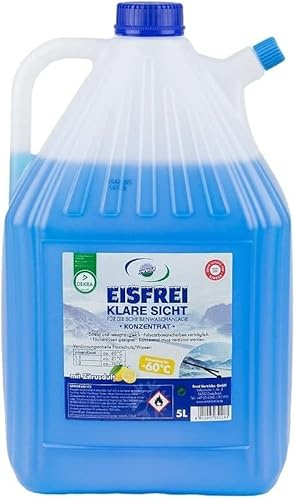 Scheibenfrostschutz Ernst Eisfrei Klare Sicht, Frostschutzkonzentrat bis -60 Grad, 5L
