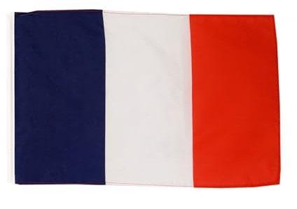 Flaggenfritze Fahne mit Hohlsaum Frankreich 30 x 45 cm - flexibel dekorieren, ergänzen und Flagge zeigen