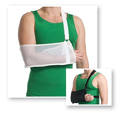 Arm Sling Armschlinge Schulter Schlinge Stütze Halterung Armbandage Bandage 9912 Schwarz S