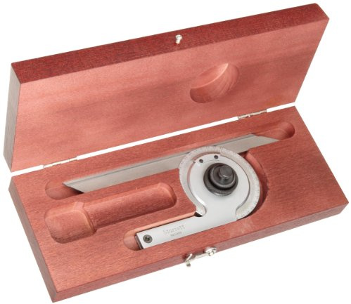 Starrett c359bz Präzisions Universal Wate Vernier Winkelmesser, 360 Grad Graduierung, 17,8 cm Klinge Größe